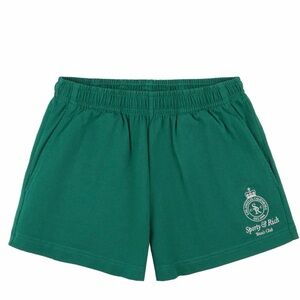 Sporty & Rich Forest Green Athletic Shorts